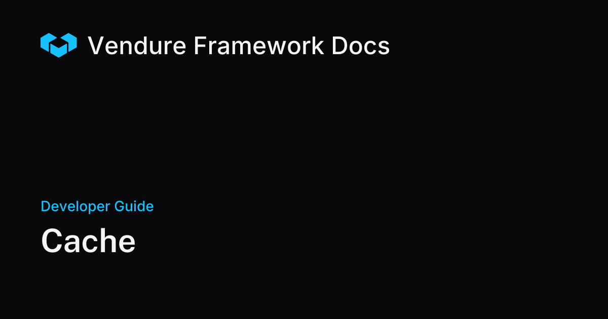 Caching in Vendure - DefaultCachePlugin and Redis Setup | Vendure Docs
