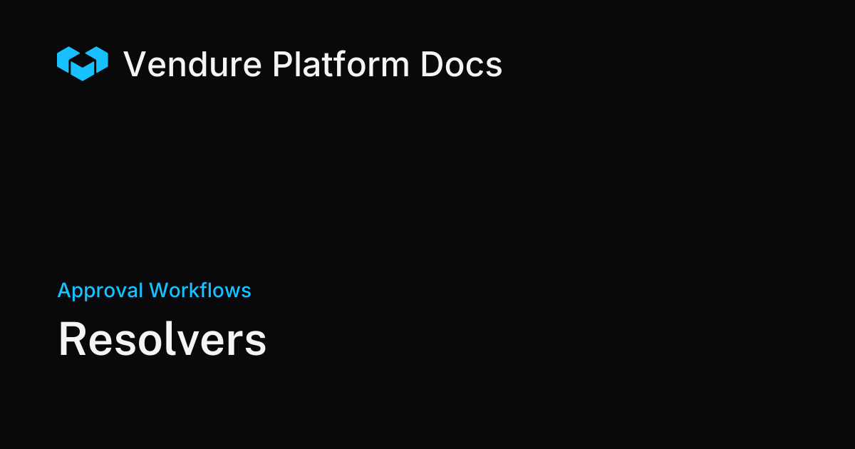 Resolvers | Vendure Docs