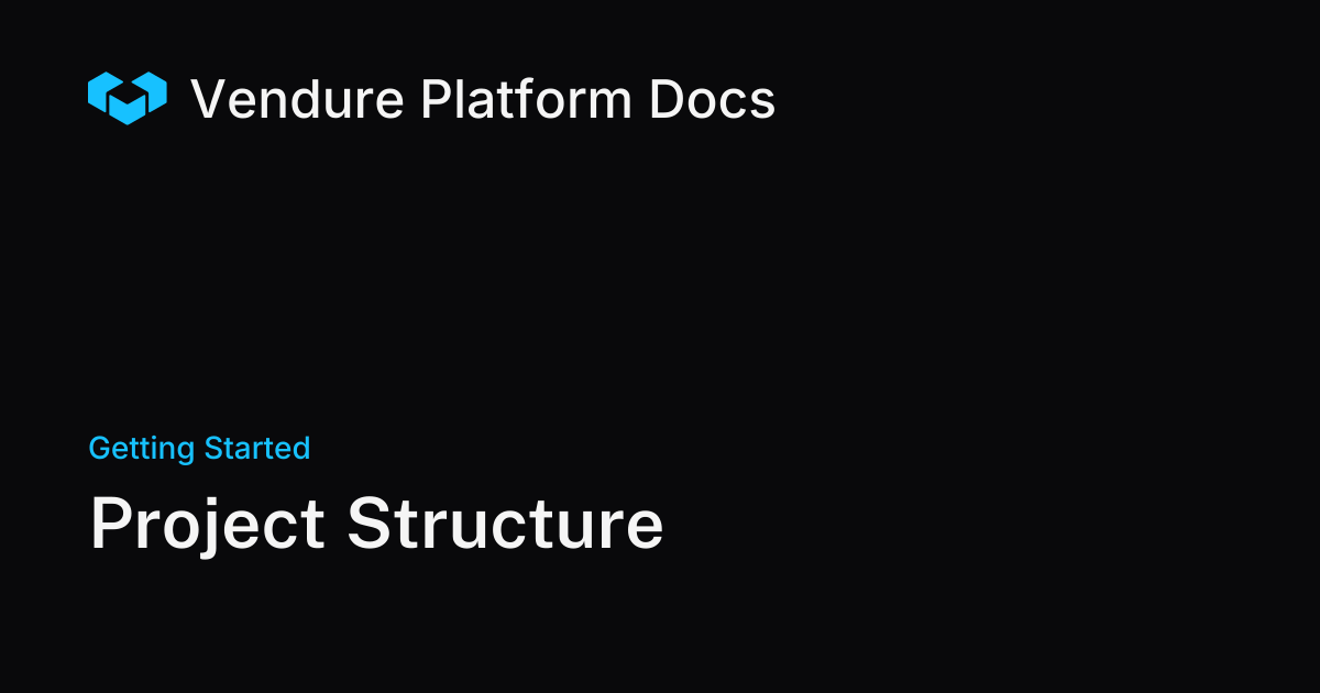 Project Structure | Vendure Docs